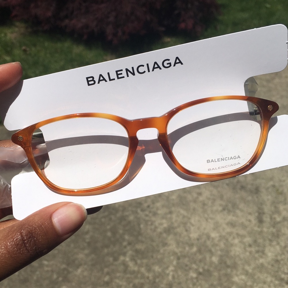 Balenciaga Round Acetate Optical Glasses